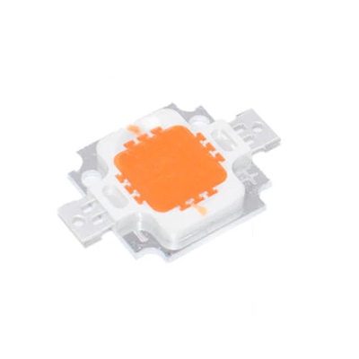 Светодиод 10W 9-12В красный, LED