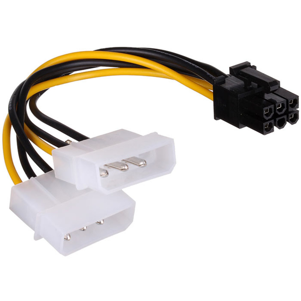 Переходник FinePower 6-pin - Molex x2